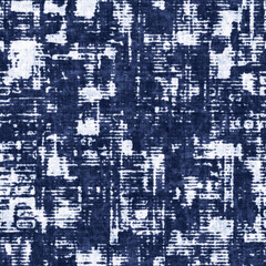 Indigo Watercolor Mottled Camouflage Textured Pattern