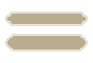 Vintage Decorative Banner Labels Vector Set