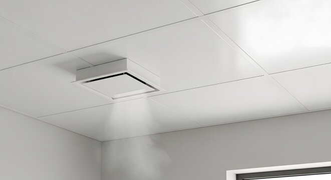Modern ceiling ventilation system for home improvement and air quality control