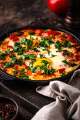 Shakshuka, traditional Jewish breakfast dish