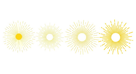 Radiant Sunbursts - A Collection of Golden Light.