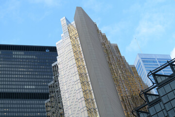 Fototapeta premium TD-Centre, Royal Bank Plaza, and Commerce Court West, in the financial district, Toronto