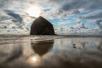 Haystack Rock Sunset
