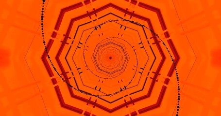 Tunnel video loop with motion effects creating an engaging screensaver background for dynamic visual experiences