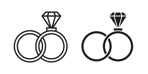 Wedding ring icon