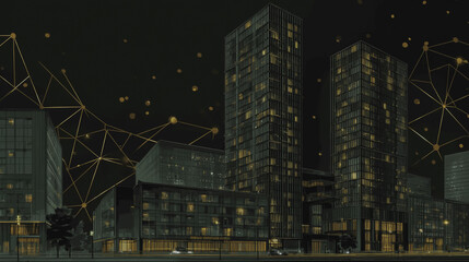 Smart digital Innovation city with connection network reciprocity over the city of future smart wireless digital city and social media networking systems