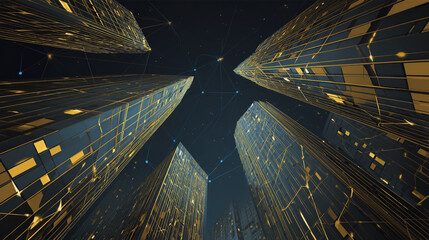 Smart digital Innovation city with connection network reciprocity over the city of future smart wireless digital city and social media networking systems