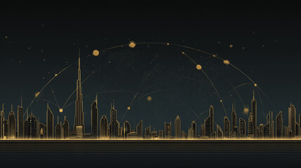 Smart digital Innovation city with connection network reciprocity over the city of future smart wireless digital city and social media networking systems