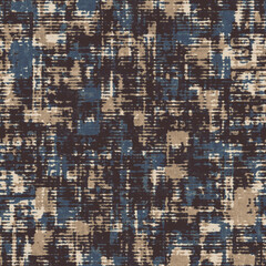 Multicolor Mottled Camouflage Textured Pattern