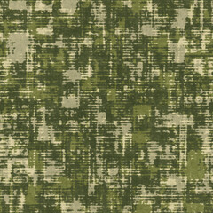 Army Green Mottled Camouflage Textured Pattern
