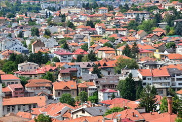 Obraz premium A view from Sarajevo, the capital of Bosnia and Herzegovina