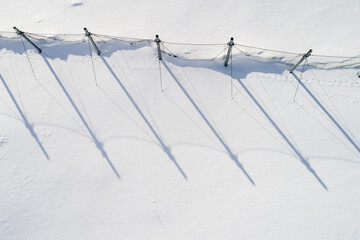 Avalanche Fence Shadows