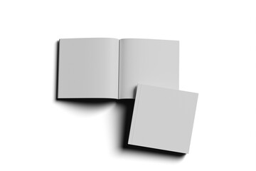 Square Magazine Mockup