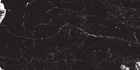 Scratched and Cracked Grunge Urban Background Texture Vector. Dust Overlay Distress Grainy Grungy Effect. Distressed Backdrop Vector Illustration. Isolated Black on White Background. EPS 10.