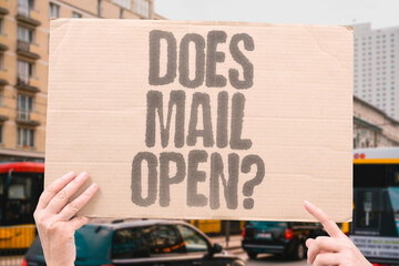 "Does Mail Open?" Package deliveries create privacy violations and trust issues. MAIL. PACKAGES. PRIVACY. VIOLATIONS. TRUST.