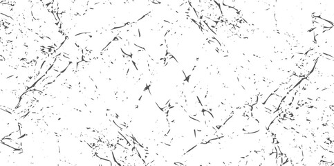 Scratched and Cracked Grunge Urban Background Texture Vector. Dust Overlay Distress Grainy Grungy Effect. Distressed Backdrop Vector Illustration. Isolated Black on White Background. EPS 10.