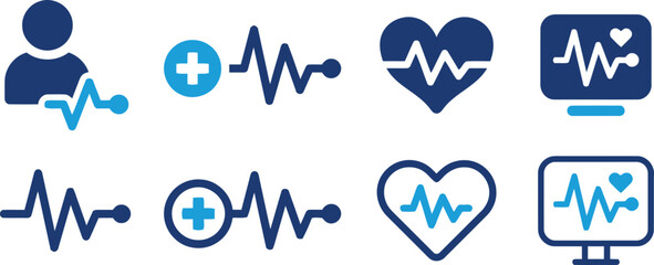 medical, health, heartbeat, ecg, ekg, pulse, cardiac, monitor, icon, symbol, graphic, care, wellness, life, vital signs, health check, medical symbol, heart, rhythm, patient, doctor, hospital, clinic,