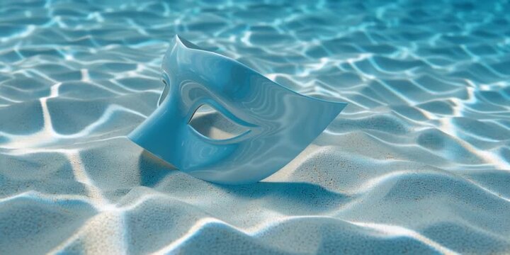 Underwater art. Decline of theater and performing arts. Masks and theater in summer.