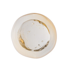 Skin recovery of water molecule for deep hydration. Mineral-rich water bubble. Skin care cosmetics innovation clinical science concept 3d rendering