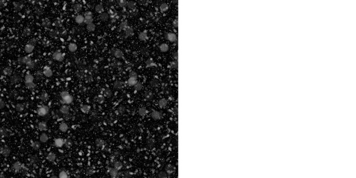 Create a magical winter scene overlay with falling snowflakes and snow texture for your holiday designs and festive projects