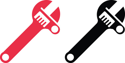 Adjustable wrench icon