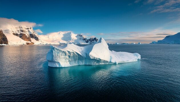 Landscape With Iceberg In Cierva Cove Antarctica Antarctic Expedition