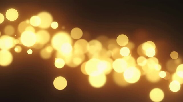 Goldene Bokeh-Punkte auf rotem Hintergrund &ndash; eleganter, festlicher Lichteffekt	