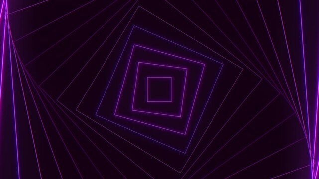 An intriguing purple geometric pattern composed of lines forming a square with a diamond at its center. The design showcases precision and symmetry in a visually captivating way