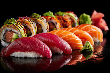 Premium Fresh Sushi — Professional Food Shot Perfect for Advertising