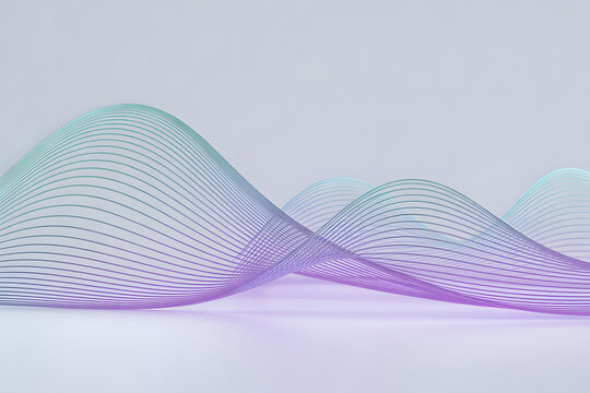 Abstract gradient waveform with subtle grid pattern