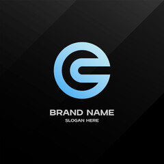 Letter C Logo &ndash; Modern Minimalist Monogram Design