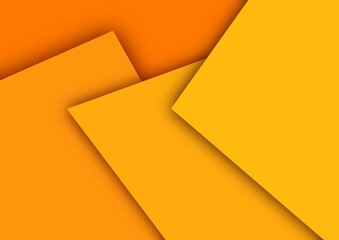 Abstract orange and yellow geometric shapes background n°4 