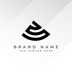 Abstract Monogram Logo Design Professional Branding