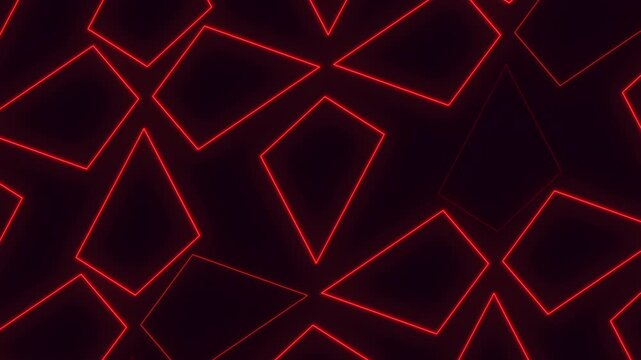 A visually striking image featuring a black and red pattern of luminous diamond shapes that emit a radiant red glow, creating a captivating and alluring visual display