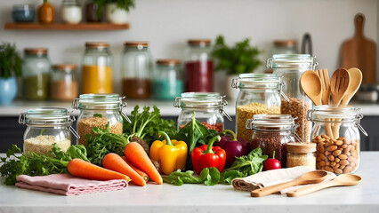set of kitchen utensils