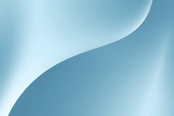 Soft blue gradient wave abstract background