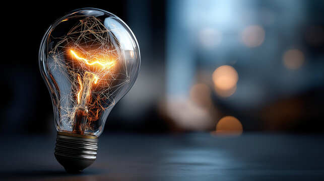 Creativity innovation concept visualization defocused abstract background inventive thinking symbolism imaginative breakthrough representation creative inspiration display