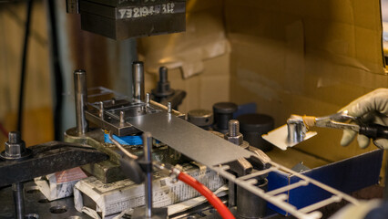 Metal Press Machine Operation and Manufacturing Process