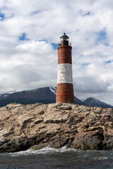 Lighthouse at the end of the world in Ushuaia, Argentina