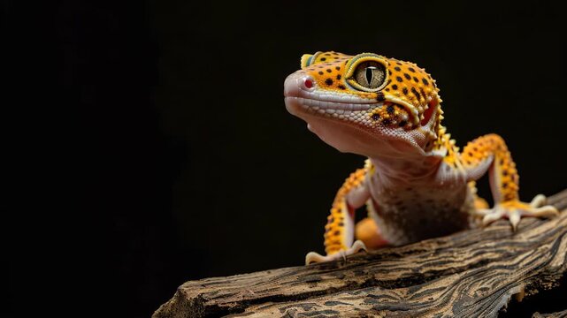 Brightly colored Iguana lizard