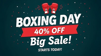 Don't Miss Out on This Boxing Day Big Sale with 40% Off - Shop Now and Save! Get Ready for Amazing Deals and Kick Off the Savings Today