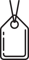 Simple Outline Price Tag Icon label sale