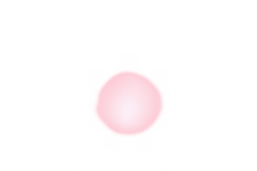 Soft pink glowing light circle or diffuse fog with blur effect, abstract orb effect or halo, transparent background