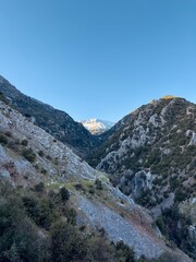 Frozen mountain trail leading toward Strugara 🇦🇱🥾❄️