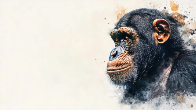 Contemplative Chimpanzee