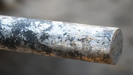 Medium shot highlighting heattreated zinc coating emphasizing its rugged highstrength finish ideal for industrial applications.