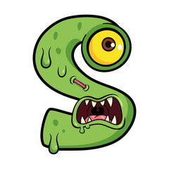 Letter S Monster Character Design
