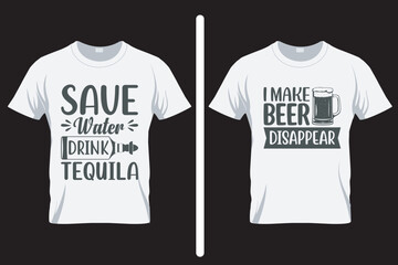 Save water drink alcohol SVG T Shirt design