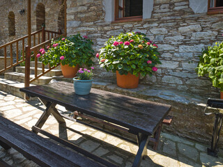 Evangelistria Monastery at Skiathos, Sporades, Thessaly, Greece