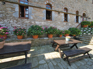 Evangelistria Monastery at Skiathos, Sporades, Thessaly, Greece